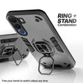 Realme C100x 5G case with foldable ring stand for hands-free viewing in kickstand position