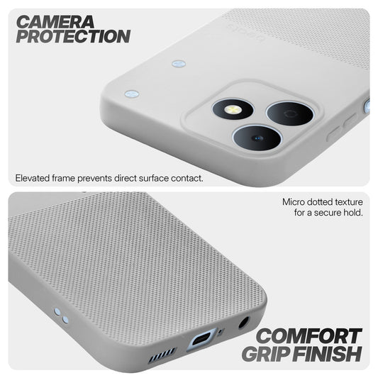 Durable Silicone Matte Back Cover with Textured Grip & Raised Camera Edges for Realme C81