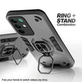 Realme C85 5G case with foldable ring stand for hands-free viewing in kickstand position