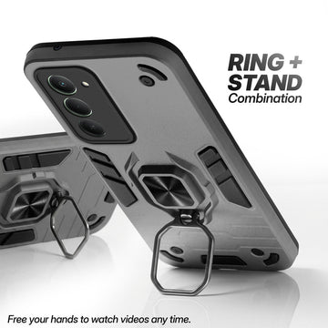 Redmi Note 15 5G case with foldable ring stand for hands-free viewing in kickstand position
