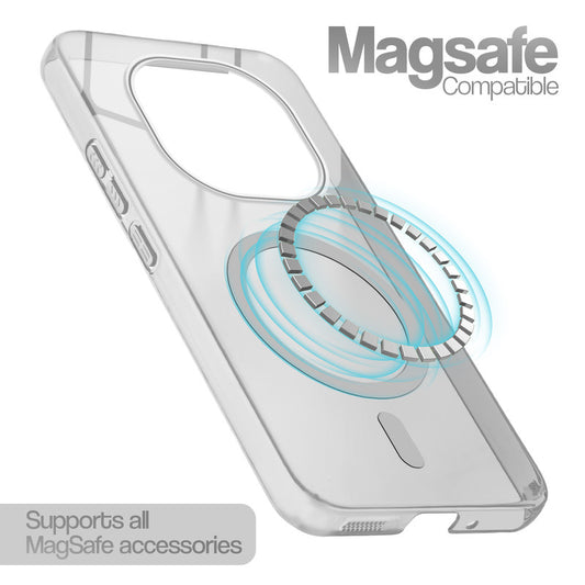 Anti-Yellow Scratch Resistant Case Support Magnetic Accessories Back Cover For Redmi Note 15 Pro Plus 5G