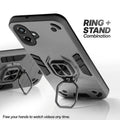 Samsung F70e 5G case with foldable ring stand for hands-free viewing in kickstand position
