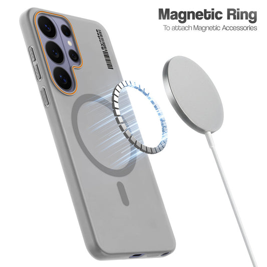 Colourful Frosted Matte Wireless Charging Support Back Cover Case for Samsung S26 Ultra 5G With Raised Camera Protection
