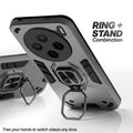 Vivo X200T 5G case with foldable ring stand for hands-free viewing in kickstand position