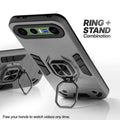 Vivo X300 FE 5G case with foldable ring stand for hands-free viewing in kickstand position