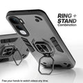 Vivo Y400 5G case with foldable ring stand for hands-free viewing in kickstand position
