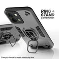 Vivo Y51 Pro 5G case with foldable ring stand for hands-free viewing in kickstand position