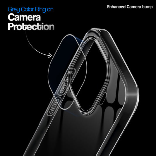 Crystal Clear Anti-Yellow Transparent Back Cover Case With Camera Ring Protection for Xiaomi 17T 5G