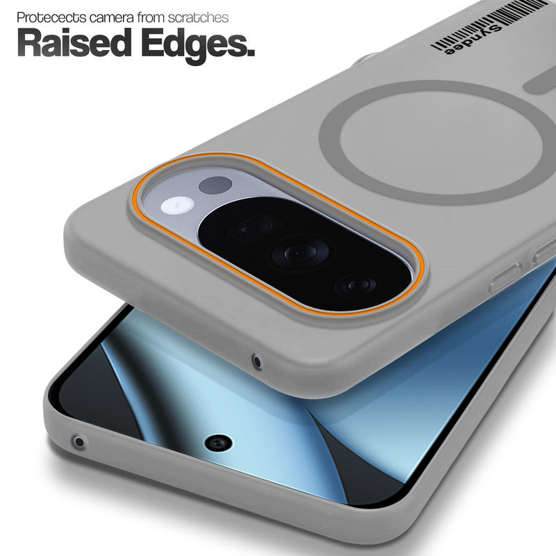 Colourful Frosted Matte Wireless Charging Support Back Cover Case for Google Pixel 10 Pro 5G With Raised Camera Protection
