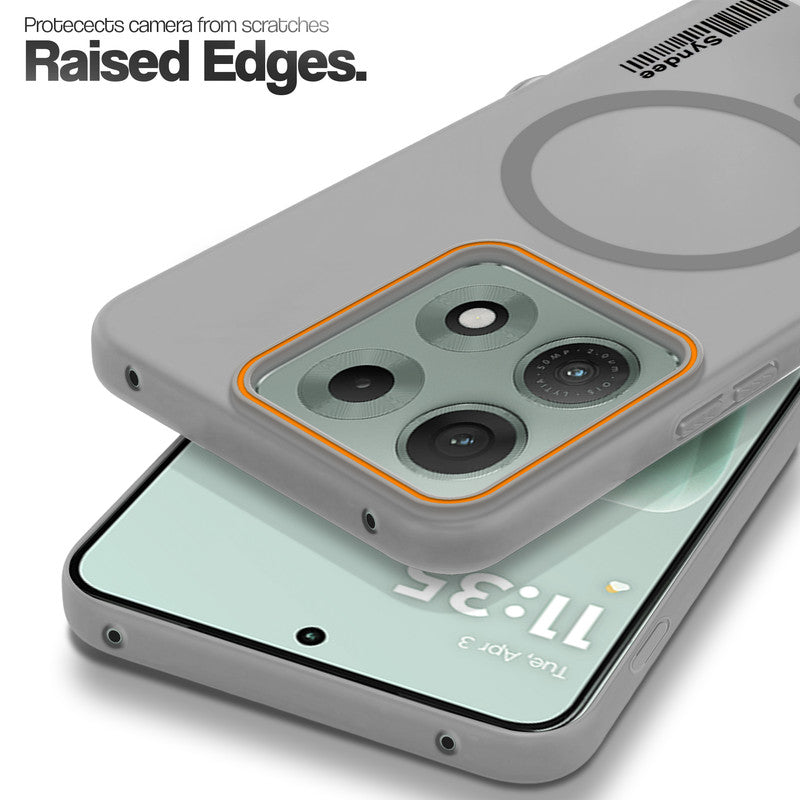 Colourful Frosted Matte Wireless Charging Support Back Cover Case for Motorola Moto Edge 70 Max 5G With Raised Camera Protection