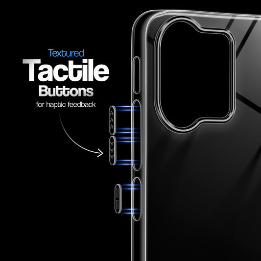 Crystal Clear Anti-Yellow Transparent Back Cover Case With Camera Ring Protection for OPPO K13 Turbo Pro 5G