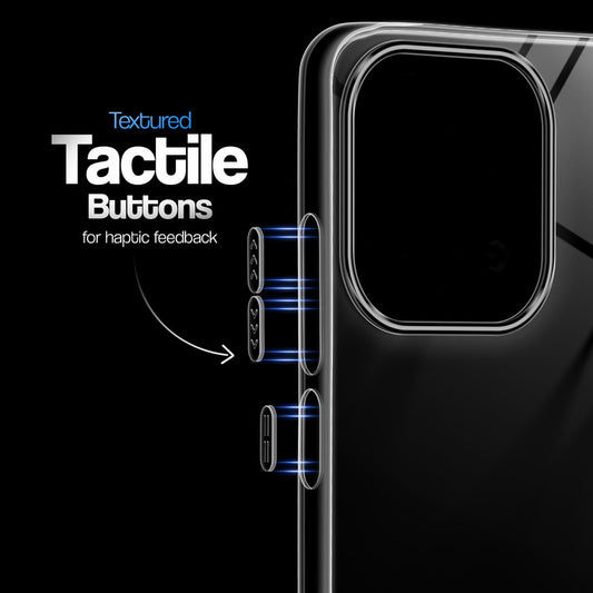 Crystal Clear Anti-Yellow Transparent Back Cover Case With Camera Ring Protection for OnePlus 15 5G