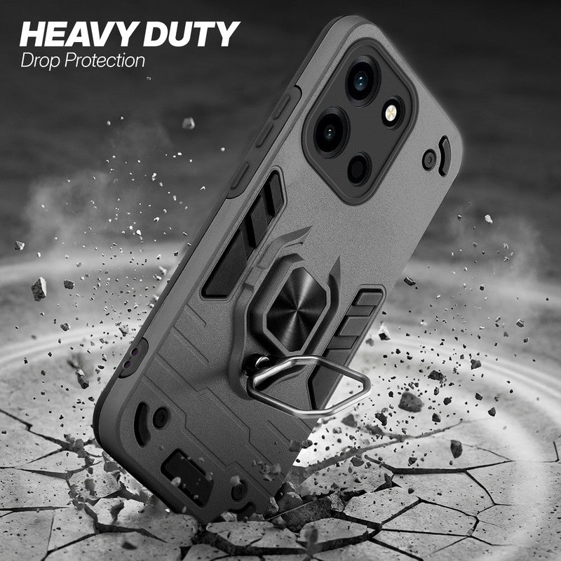 OnePlus Nord 6 5G protective case illustrating impact drop protection with an impact-resistant frame.