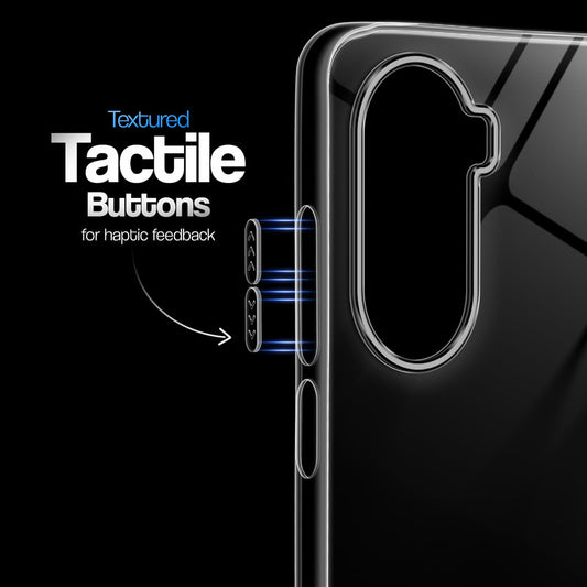 Crystal Clear Anti-Yellow Transparent Back Cover Case With Camera Ring Protection for Poco M7 Plus 5G