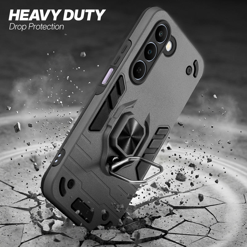 Realme C83 5G protective case illustrating impact drop protection with an impact-resistant frame.