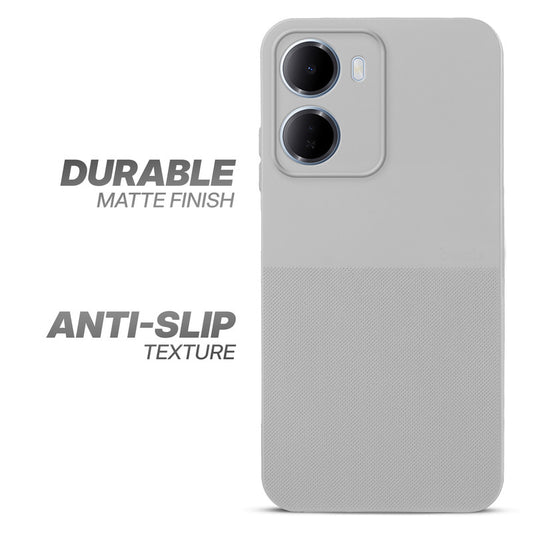 Durable Silicone Matte Back Cover with Textured Grip & Raised Camera Edges for Redmi 15A 5G