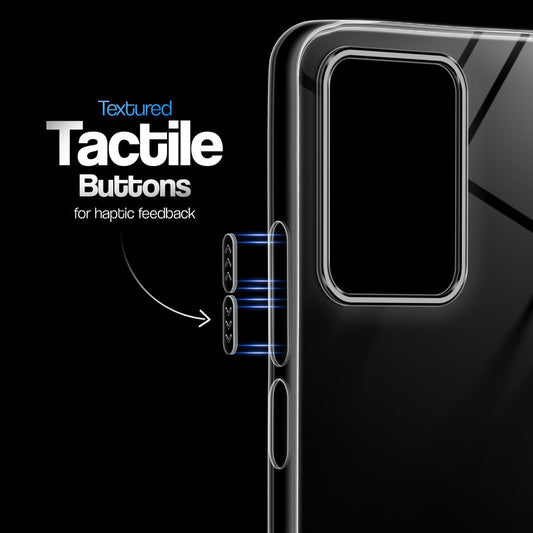 Crystal Clear Anti-Yellow Transparent Back Cover Case With Camera Ring Protection for Redmi Note 12 Pro Plus 5G