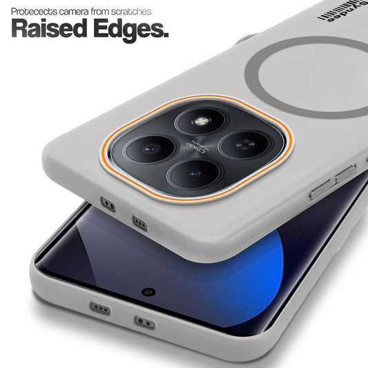 Colourful Frosted Matte With Raised Camera Protection Back Cover Case For Poco M8 5G