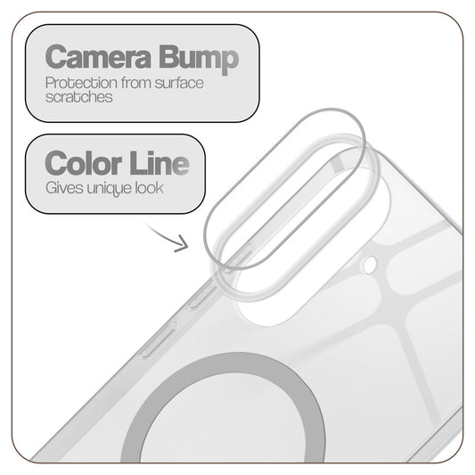 Glossy Hard Magnetic Accessories Support Case Samsung A57 5G