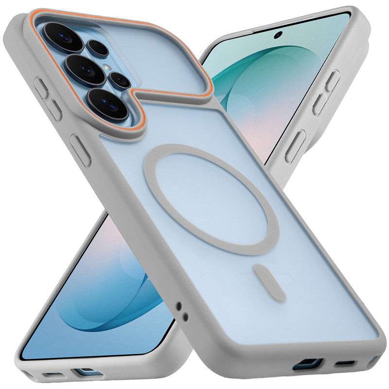 Premium MagSafe Case for Samsung S26 Ultra 5G with Frosted Back, Soft Silicone Edges & Raised Camera Protection