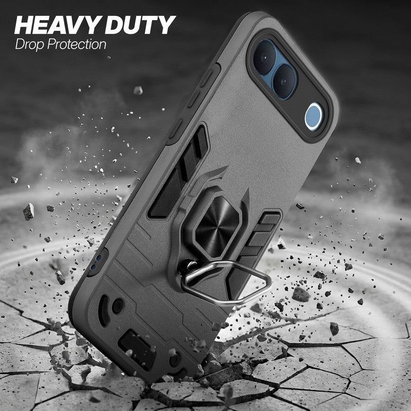 Vivo S2 5G protective case illustrating impact drop protection with an impact-resistant frame.