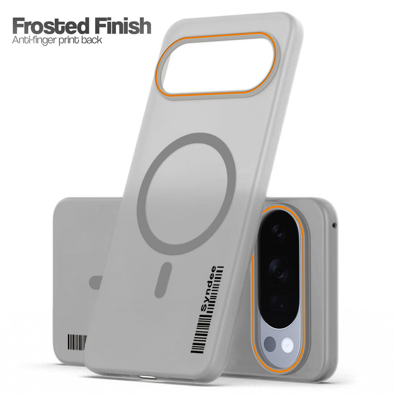 Colourful Frosted Matte Wireless Charging Support Back Cover Case for Google Pixel 10 Pro 5G With Raised Camera Protection