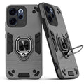 Back view of Oppo Reno 15C 5G case highlighting the built-in rotating metal ring holder