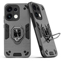 Back view of Oppo Reno 16 Pro 5G case highlighting the built-in rotating metal ring holder