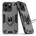 Back view of Realme 15T 5G case highlighting the built-in rotating metal ring holder