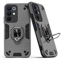 Back view of Realme 15x 5G case highlighting the built-in rotating metal ring holder