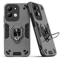 Back view of Redmi 17 5G case highlighting the built-in rotating metal ring holder
