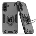 Back view of Samsung F17 5G case highlighting the built-in rotating metal ring holder