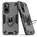 Back view of Vivo T5 Pro 5G case highlighting the built-in rotating metal ring holder