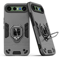 Back view of Vivo X300 FE 5G case highlighting the built-in rotating metal ring holder
