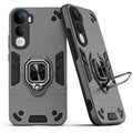 Back view of Vivo Y400 5G case highlighting the built-in rotating metal ring holder