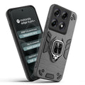 Front and back view of Motorola Moto Edge 70 Pro Plus 5G fitted with a protective case and ring grip