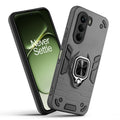 Front and back view of OnePlus Nord CE 6 Lite 5G fitted with a protective case and ring grip