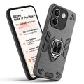 Front and back view of Redmi Note 17 Pro Max 5G fitted with a protective case and ring grip