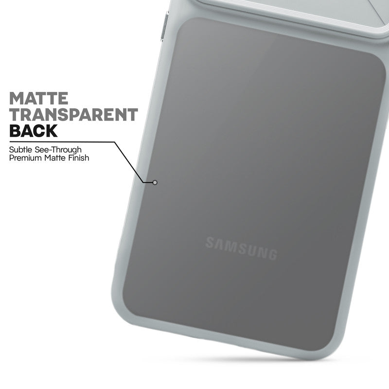 Premium Frosted Back Cover with Textured Camera Design & Metal-Look Buttons for Samsung A56 5G
