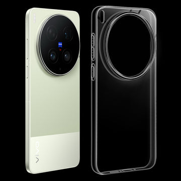 Crystal Clear Anti-Yellow Transparent Back Cover Case With Camera Ring Protection for Vivo X300 Ultra 5G