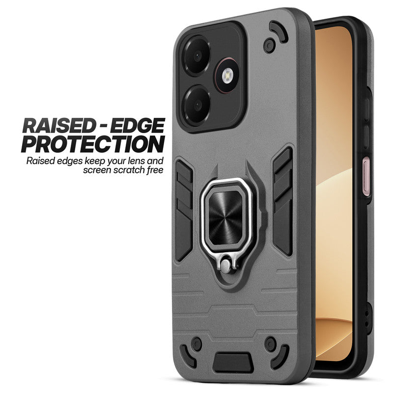 Oppo A6C 4G case showing raised edge protection for camera and screen