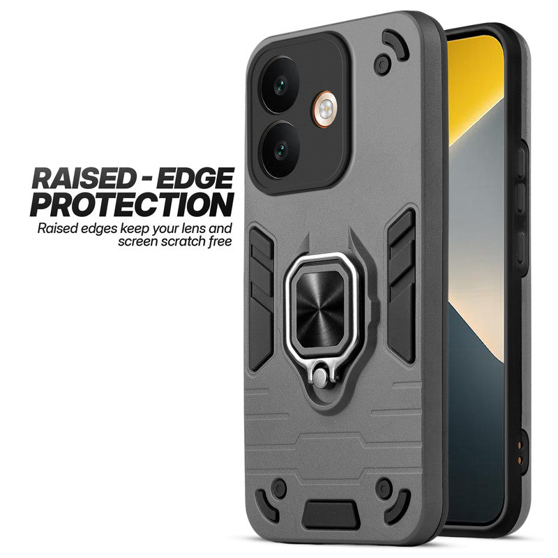 POCO X8 5G case showing raised edge protection for camera and screen