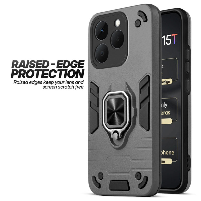 Realme 15T 5G case showing raised edge protection for camera and screen