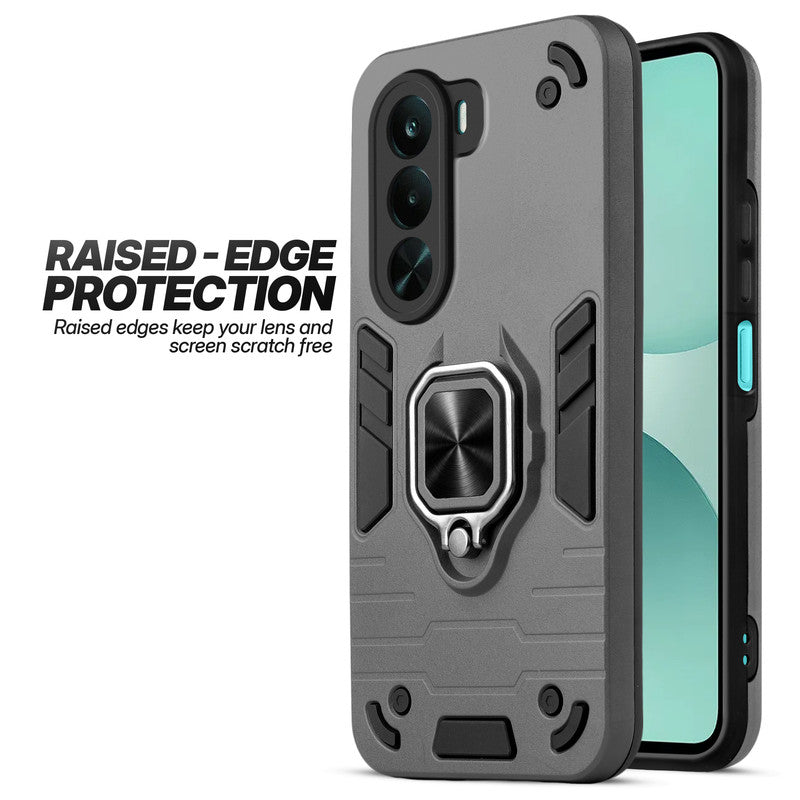 Realme P4x 5G case showing raised edge protection for camera and screen