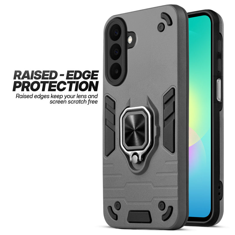 Samsung A27 5G case showing raised edge protection for camera and screen