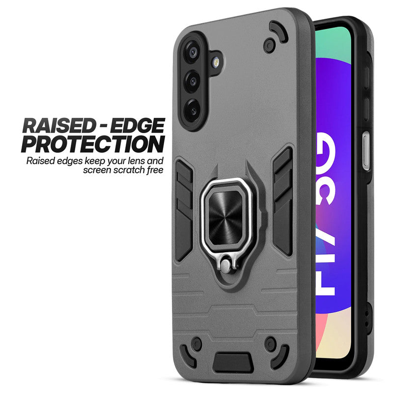 Samsung F17 5G case showing raised edge protection for camera and screen