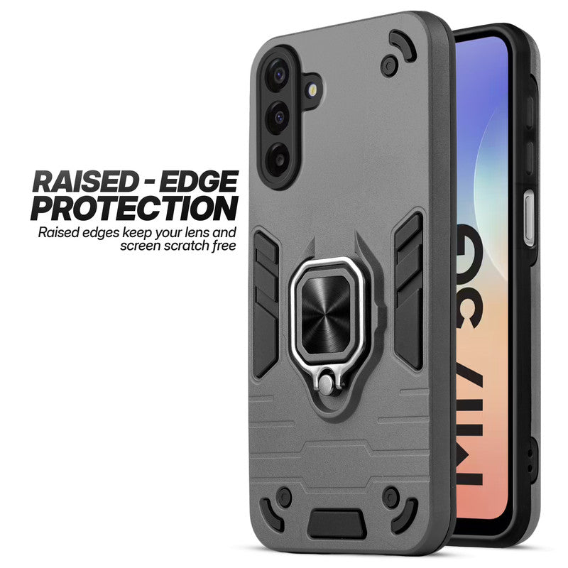 Samsung M17 5G case showing raised edge protection for camera and screen