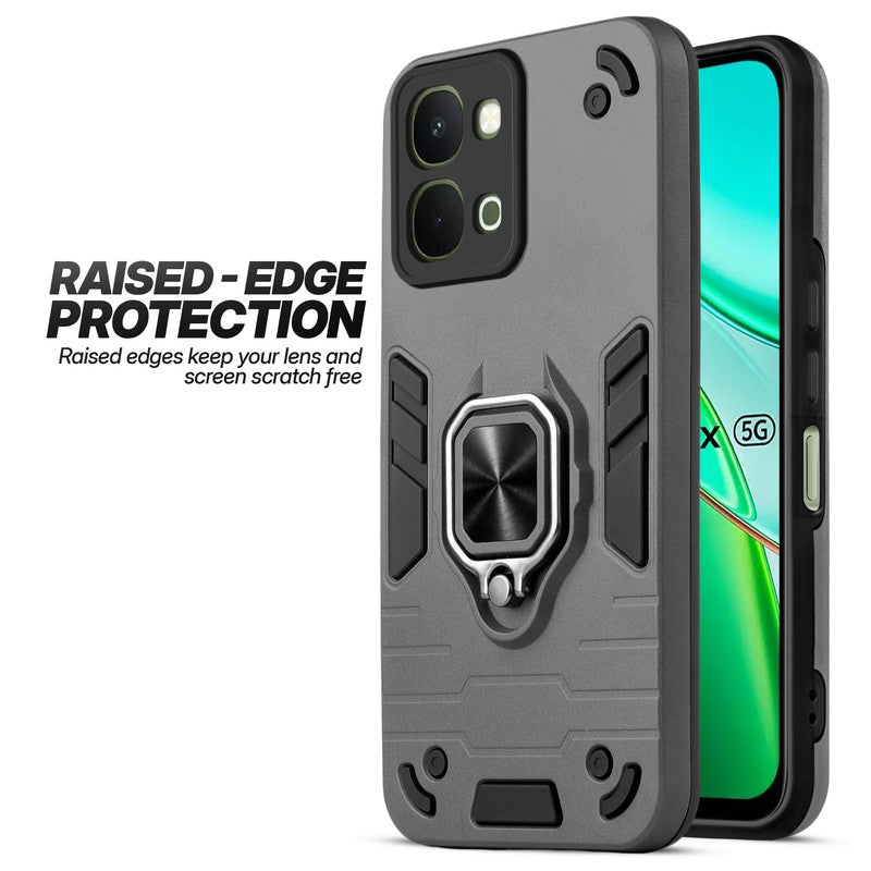 Vivo T5x 5G case showing raised edge protection for camera and screen