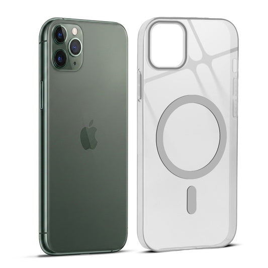 Anti-Yellow Colored Camera Line Case Support Wireless Charging Back Cover For Apple iPhone 11 Pro Max