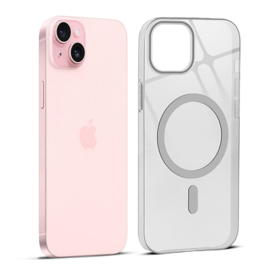 Anti-Yellow Scratch Resistant Case Support Wireless Charging Back Cover For Apple iPhone 15 Plus